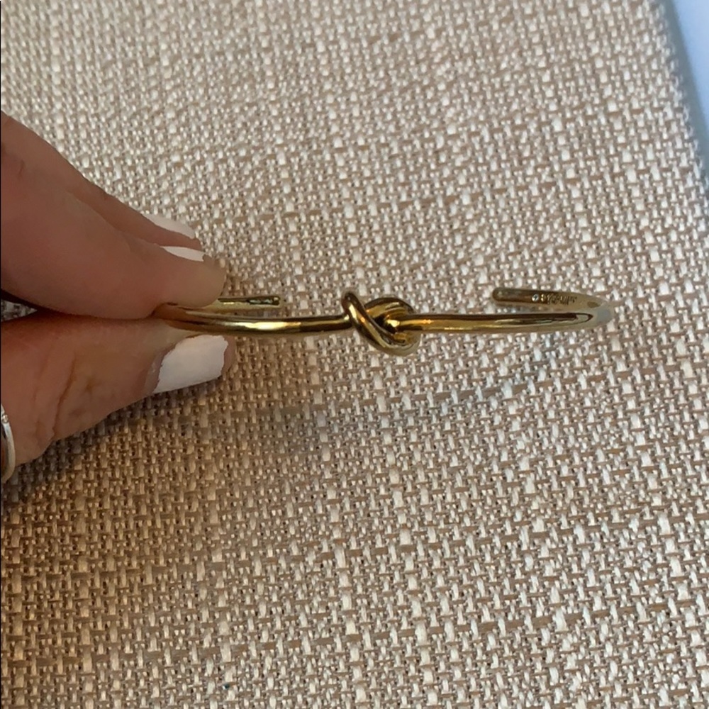 Gold cuff bracelet